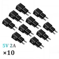 10pcs/lot 5V 2A EU Plug Wall Travel Charger Adapter For Samsung S9 S8