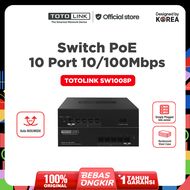 TOTOLINK SW1008P - 10 Port - 10/100 Mbps PoE Powered Switch