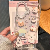 Cute Cartoon Pattern Clear Case Oppo Reno 6 4G 6 PRO 6 5G 7 5G 8 5G RENO 11 5G B080