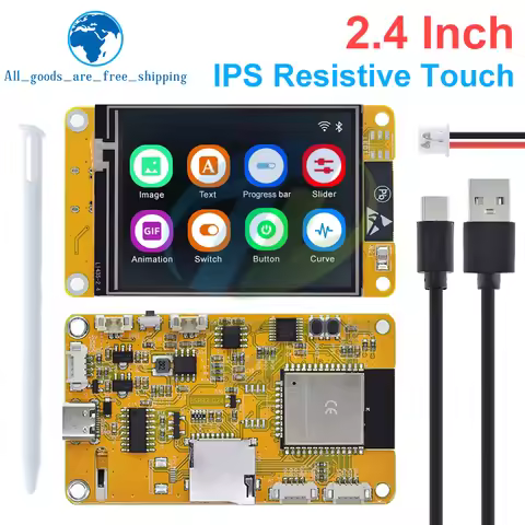 TZT ESP32 LVGL WIFI&Bluetooth Development Board 2.4 inch LCD TFT Module 240*320 Smart Display Screen