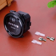 [anayoyo.my] Digital Hour Meter 6V-80V Machinery Timer Waterproof Quartz Timer Hourmeter Hour Counte