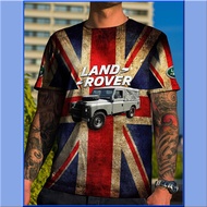 LAND ROVER Land T-shirt 4x4 ArtRover Design Mountain Jeep T-shirt Fullprint Polyester Jersey Materia