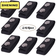 SHENING23 1/4/8Pcs Belt Buckle Durable Double Snaps Sports Nylon Strap