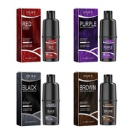 EELHOE Hair Dyeing Shampoo Hair Dyeing Shampoo Herbal Essence Plant Extract Maintenance Long-Lasting