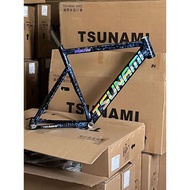 TSUNAMI -SNM100-COLOSSI Fixed Gear Bicycle Frameset 49cm 52cm 55cm 58cm Aluminum racing track Bike F
