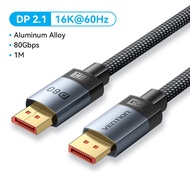 Vention DP 2.1 Cable 16K 60Hz 8K 240Hz HD 4K 360Hz Stable Transmission for PC Laptop MacBook Huawei