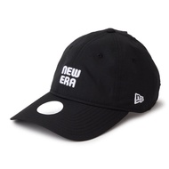 Wordmark Golf Women Black 9FORTY Long Visor Open Back Adjustable Cap