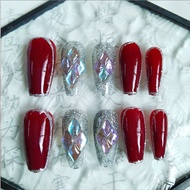 Fake nail box Design Van An SX167 Set Of 24 Nails With Lovely Stone nail Accessories
