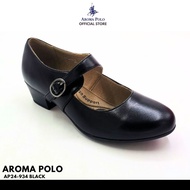 AROMA POLO Ladies Office Heels (AP24-934) Kasut Wanita Kasut Perempuan Kasut Tinggi Kasut Office Kas