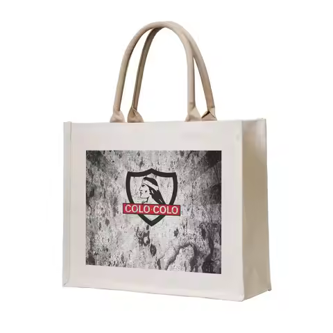 Golden Colo-Colo Campeon DE Chile Shopping Bags Canvas The Tote Bag Reusable for Ladies Shoulder Tot