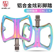 Pedal Basikal Dua Galas Aksesori Peralatan Berbasikal Basikal Gunung Pedal Aloi Aluminium Pedal Basi