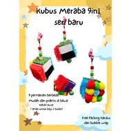 Sensory CUBE BUSY CUBE MERABA CUBE MONTESSORI TOY FOR BABIES