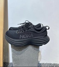 HOKA ONE ONE Bondi 8 邦代8长距离公路 低帮 跑步鞋 男款 黑