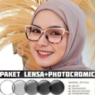 Women's eyeglass frames FREE Photochromic Minus Lenses | Fashion glasses | Cat eye Glasses | Sunglas