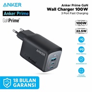 Anker Prime GaN Charger 100W PD PPS GanPrime 3 Port USB Type A/C A2343