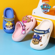 Paw Patrol Summer Children's Cartoon Hole Shoes EVA Slippers for Boys and Girls, Non slip and Breathable Sandals