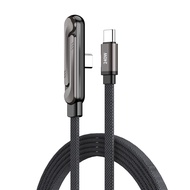 240W Type C Angled Stand Data Cable Type C To Type C Fast Charging Data Cable Wires 1.5M