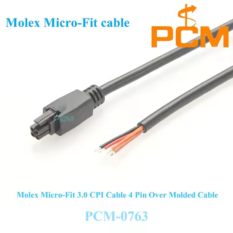 5Pcs 4 Pin Molex Micro-Fit 3.0 GPIO DC Power Cable Compatible with Microhard Cradlepoint Sierra Wire