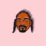 Creative American Rapper Snoop Dogg Badge Rock Hip-hop Music Brooch Souvenir Backpack with Pin