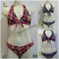 Bikini Pantai Sexy Bra Tali Ikat Depan Baju Renang Wanita