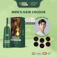 【MEN'S HAIR COLOUR】ViVid Hair 400ml Ginger Hair Dye  Colouring Chestnut Brown, Dark Brown, Dark Coff