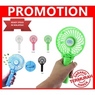 (Free Battery ) Handy Mini Fan Foldable Hand Fan Battery USB Power Mini Fan