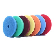 Car Beauty Polishing Waxing Sponge Disc 17cm DA/RA Machine Beveled Edge Polishing Back Fleece Polish