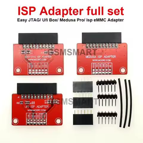 MOORC ISP eMMC Adapter Full Set for Z3x Easy Jtag isp emmc adapter ,UFI Box isp emmc adapter , Medus