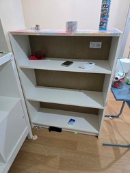 白色儲物櫃 書櫃