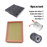 4Pcs Fd Filter Set For TRUMPCHI GAC Gs4 1.5T 270T 2023 2024/ Ga4 1.3T 1.5L 2018-2020 Cabin A/C Ai