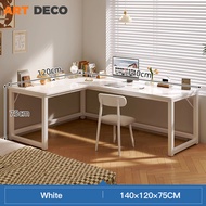 L Shape Study Table Meja Belajar Home Office Table Computer Desk Meja Komputer Student Study Desk L