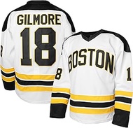 18 Happy Gilmore Hockey Jersey for Men,Boston Adam Sandler 1996 Movie Ice Hockey Jersey Black S-3XL