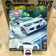 Hot Wheels Premium Ronin Run 2 Honda 07 Civic Type R FD white | Diecast Hotwheels car children's toy