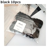 DAYUANDIAN 10pcs เชือกวิกผมปลอมทำลอนย้อมสีของเด็กทารก10ชิ้นยางยืดเชือกผูกผมของที่คาดผมเด็กเครื่องประ