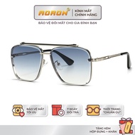 AORON Men's and Women's Sunglasses Square Frame Gradient Eyes European Fashion Style Windproof and D