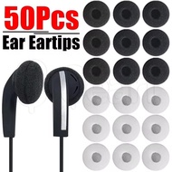 20/50Pcs 18mm Earphone Sponge Cover - Earphone Protector Sleeve  - Headphone Replacement Earbud - Bl