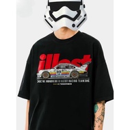 RWB Porsche T-shirt Feelings Modified Car Classic Painting Men's Heavy Cotton Motorcycle xs-3xl 