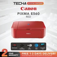[FAST SHIP] Canon PIXMA E560 Red Advanced Wireless All-In-One with Auto Duplex Low-Cost Printer