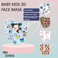 3D Baby Kids Children Cartoon Mickey 3Ply Protective Face Mask