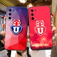 University of Chile Football Soft Black Silicon TPU Cell Phone Case For OPPO A96 RENO 10 8 7 6 5 4 6.6 X T Z F21 X2 Find X3 Pro Plus Zoom Lite 5G