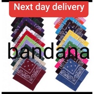 Bandana 54cm × 54cm  Bandana multipurpose scarf head scarf