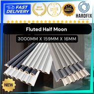 [NEW] 10ft Fluted Wall Panel Half Moon Design︵ Curved 3000mm x 159mm x 16mm MOQ 4pcs