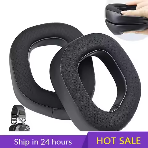 Breathable Earmuffs Earpad for Corsair HS80 RGB Earphone Earpads Comfortable Headset Gamer HS80 Ear 