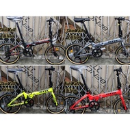 GTA R3 Folding Bike 20"(406) Shimano Mix 1x7speed Basikal Lipat
