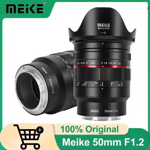 Meike 50mm F1.2 Large Aperture Manual Full Frame Prime Lens for Sony E Mount/ Nikon Z Mount/ Canon E