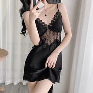 Sexy Lingerie Dress Sleepwear for Women Pajama Night Dress Silk Satin Night Dress Backless Dress Sle