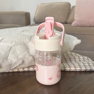Mocorie - Laamia Coquette Ribbon Plastic Water Bottle Hello Kitty Pink Ribbon Plastic Tumbler Hello 