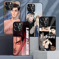Joo jae Jaekyung jinx 01 Tempered Glass Phone Case For IPhone 16 15 14 13 12 11 Pro XS Max Plus Mini