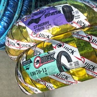 ยางนอก QUICK รุ่น GR602 (ไม่ใช้ยางใน) ลาย ปลากระเบน เบอร์ 110/70-13 130/70-13 ใส่ N-MAX KEEWAY