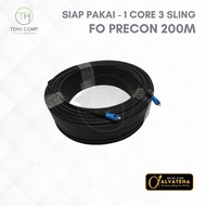 Kabel FO Precon 300M 200M 100M Drop Core Fiber Optik 1 Core 3 Seling